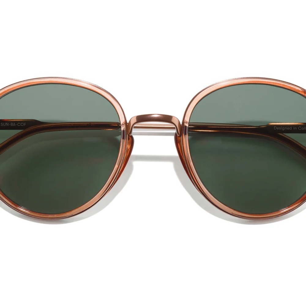 Stylish Green and Gold Sunglasses